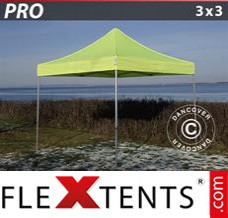 Reklamtält FleXtents PRO 3x3m Neongul/Grön